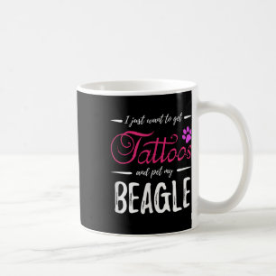 Mug Beagle Amoureux des chiens Tattoo Funny Chien Mama