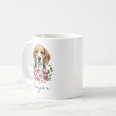 Mug Béagle aquarelle (Devant gauche)