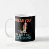 Mug Beagle Art Pour Hommes Femmes Beagle Thème Beagle (Gauche)