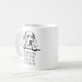 Mug beagle, Cadeau Beagle, Mug café Beagle Mama (Devant gauche)