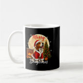 Mug Beagle Christmas Beagle Costume Beagle Xmas Merry  (Gauche)