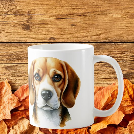 Mug Beagle couleur eau