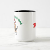 Mug Beagle de Noël : Joyeuses Woofmas (Centre)