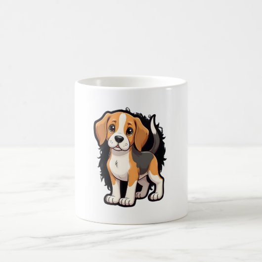 Mug Beagle Dog T Shirt (Centre)