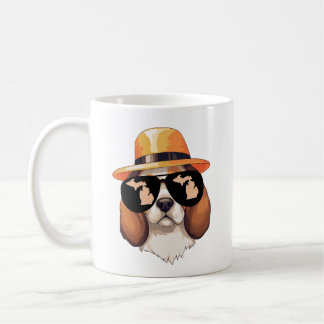Mug Beagle du Michigan portant des lunettes de soleil