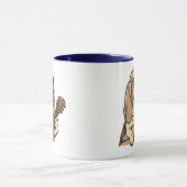 Mug Beagle Hippy Jouant de la Guitare (Centre)