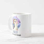 Mug Beagle Kawaii Cute Cadeau chien animal (Devant gauche)