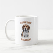 Mug Beagle Lover Design (Gauche)