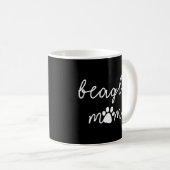 Mug Beagle Maman Puppy Beagle Amoureux des chiens Chie (Devant droit)