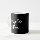Mug Beagle Maman Puppy Beagle Amoureux des chiens Chie (Devant gauche)