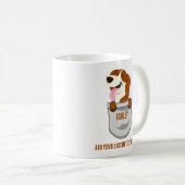 Mug Beagle mignon chien papa chien maman chien (Devant droit)