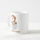 Mug Beagle mignon chien papa chien maman chien (Devant gauche)