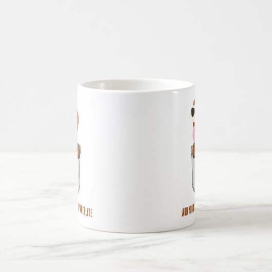 Mug Beagle mignon chien papa chien maman chien (Centre)