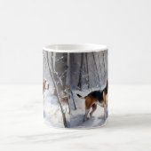 Mug Beagle Noël sous la neige (Centre)