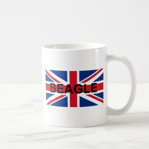 Mug beagle nom england drapeau du Royaume-Uni