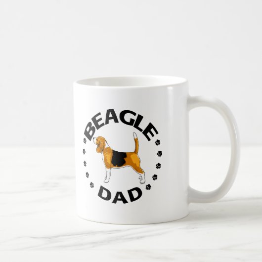 Mug Beagle papa (Droite)