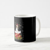 Mug Beagle Reindeer présent cadeau de Noël (Devant droit)