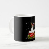 Mug Beagle Reindeer présent cadeau de Noël (Devant gauche)