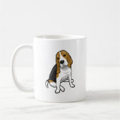 Mug Beagle se reposant (Gauche)
