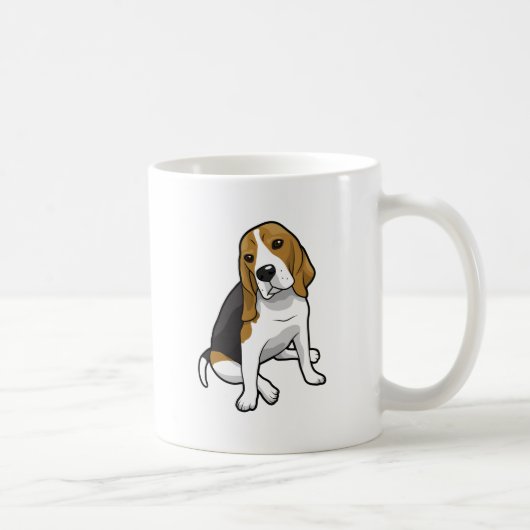 Mug Beagle se reposant (Droite)