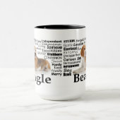 Mug Beagle Traits Musique (Centre)