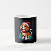 Mug Beagle Xmas Éclairage Père Noël Beagle Chien Noël  (Centre)