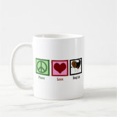 Mug Beagles de l'amour pour la paix (Gauche)