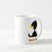 Mug Beak-a-Boo! Cute Cartoon Duck with Funny Pun (Devant droit)