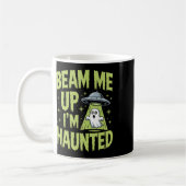 Mug Beam Me Up I’m Haunted - Drôle Alien Ghost Hallowe (Gauche)