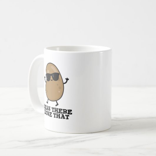 Mug Bean Là Fait Ce Drôle Bean Pun (Devant gauche)