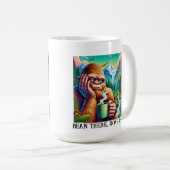 Mug Bean There, Done That - Dessin drôle de Bigfoot (Devant droit)