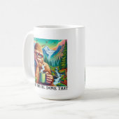 Mug Bean There, Done That - Dessin drôle de Bigfoot (Devant gauche)