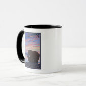 Mug Bear and Cub - Dawson, Alaska (Devant gauche)