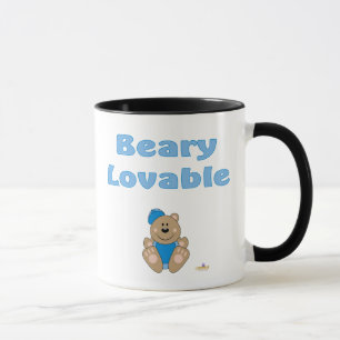 Mug Bear Brown Bleu Baseball Casquette Beary Lovable