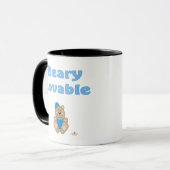 Mug Bear Brown Bleu Baseball Casquette Beary Lovable (Devant gauche)