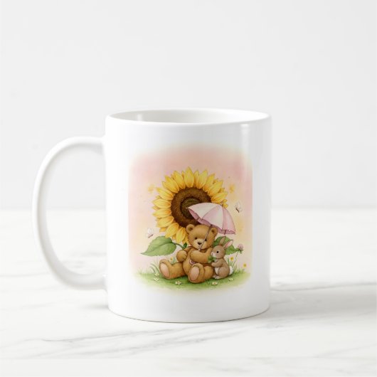 Mug Bear Cub and Rabbit Caché du soleil Toddler T- (Gauche)