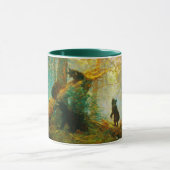 Mug Bear Cubs Ivan Shishkin Art Vintage (Centre)