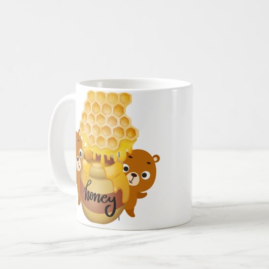 Mug Bear Cubs with Honey Pot (Devant gauche)