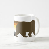Mug Bear et Bear Pride Drapeaux (Devant droit)