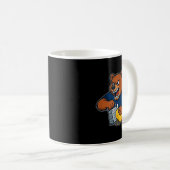 Mug Bear Grating Cheese Funny (Devant droit)