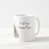 Mug Bear in Woods Find Your Happy Place (Devant droit)