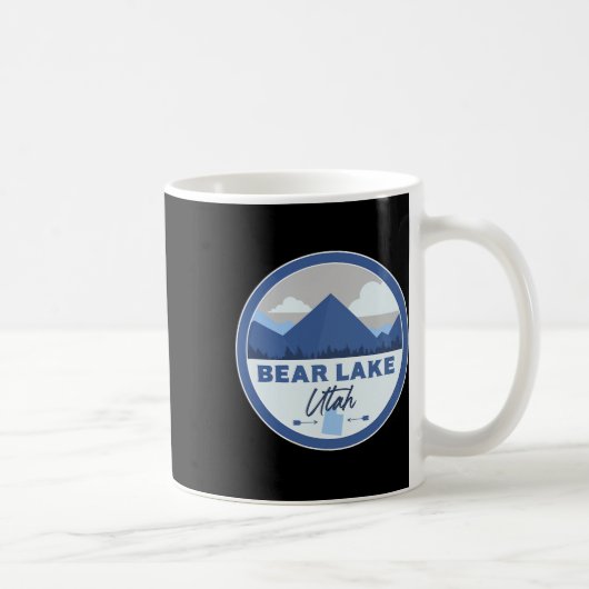 Mug Bear Lake Utah Ut Mountains Badge Hiking Souvenir  (Droite)