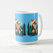Mug Bear Lover's Paradise : Plaisirs de la faune et Hu (Devant droit)
