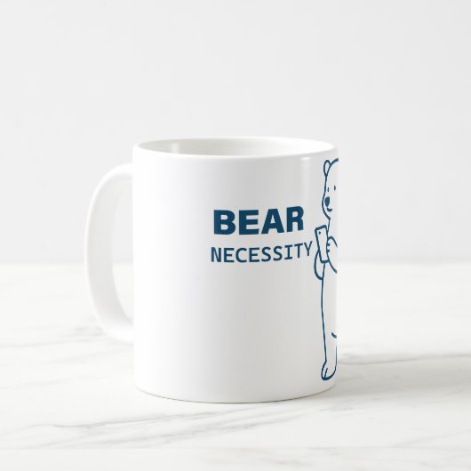 Mug Bear Necessity (Devant gauche)