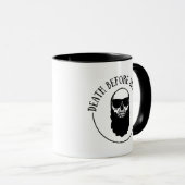 Mug Bearded cite drôle barbe dire cadeaux (Devant droit)