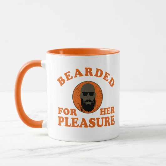 Mug Bearded cite drôle barbe dire cadeaux (Gauche)