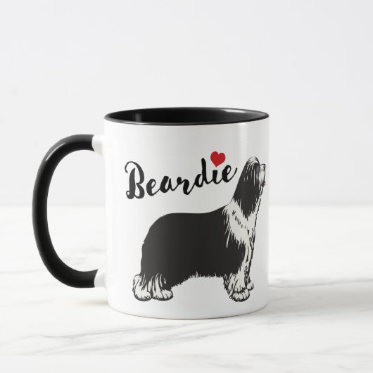 Mug Bearded collie (Gauche)