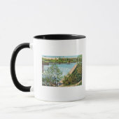 Mug Beardsley Park Water Falls Scene (Gauche)