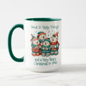 Mug Bears Polar mignon chante Avoir un Noël de très Bé (Gauche)
