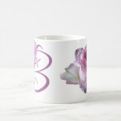 Mug Béatrice nom personnalisable joli rose floral mign (Centre)